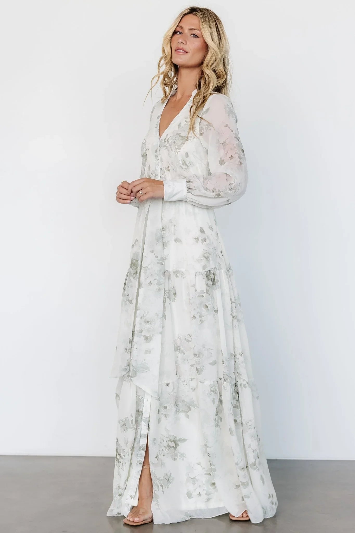 Lizette Maxi Dress | Sage Print