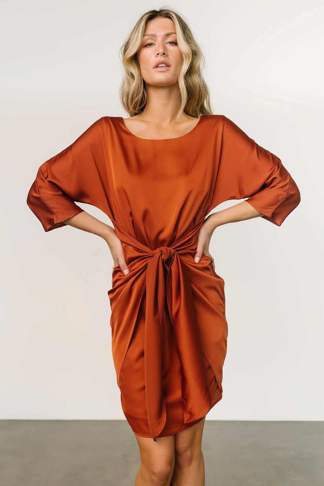 Theo Mini Dress | Copper
