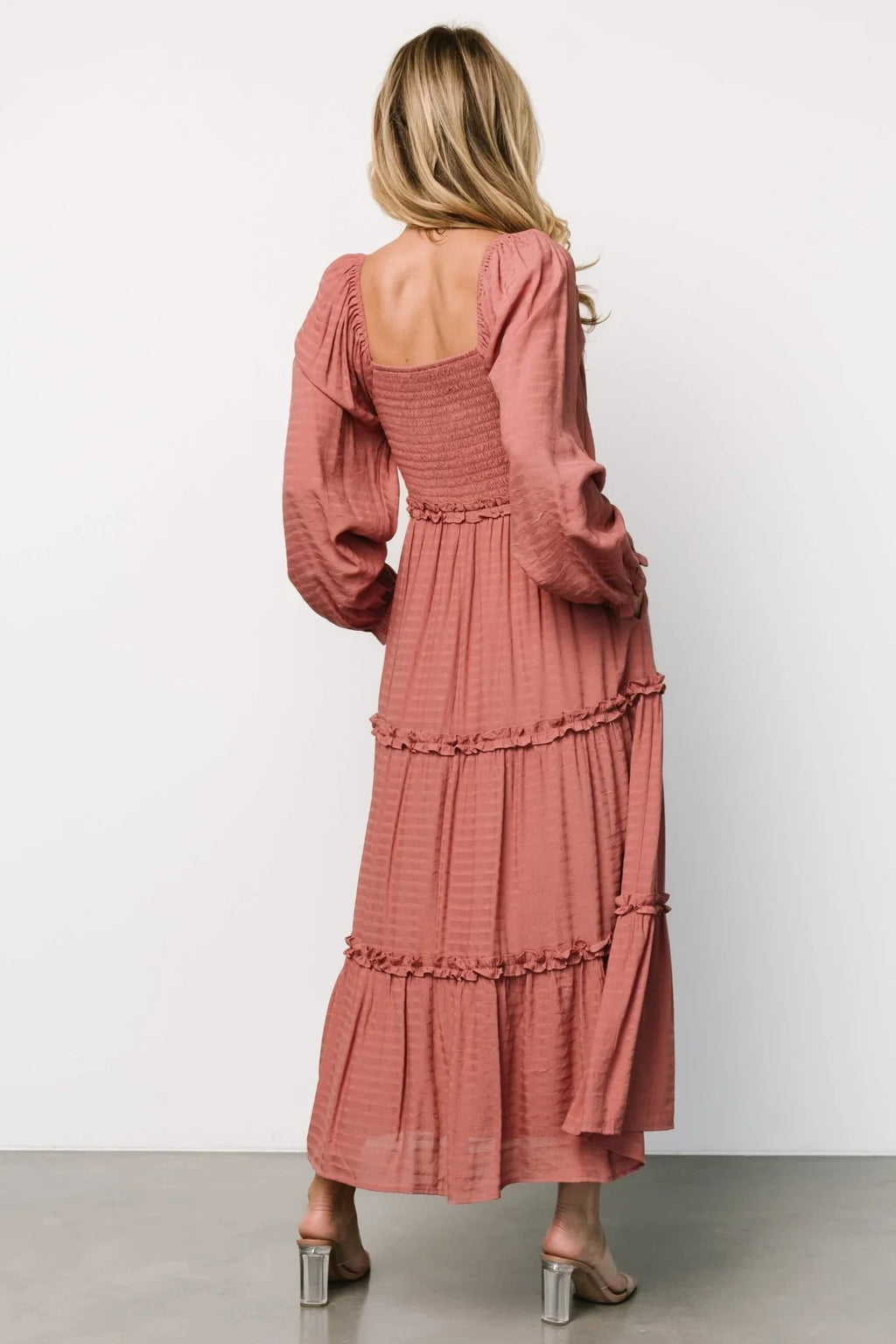 Rowan Tiered Dress | Vintage Rose
