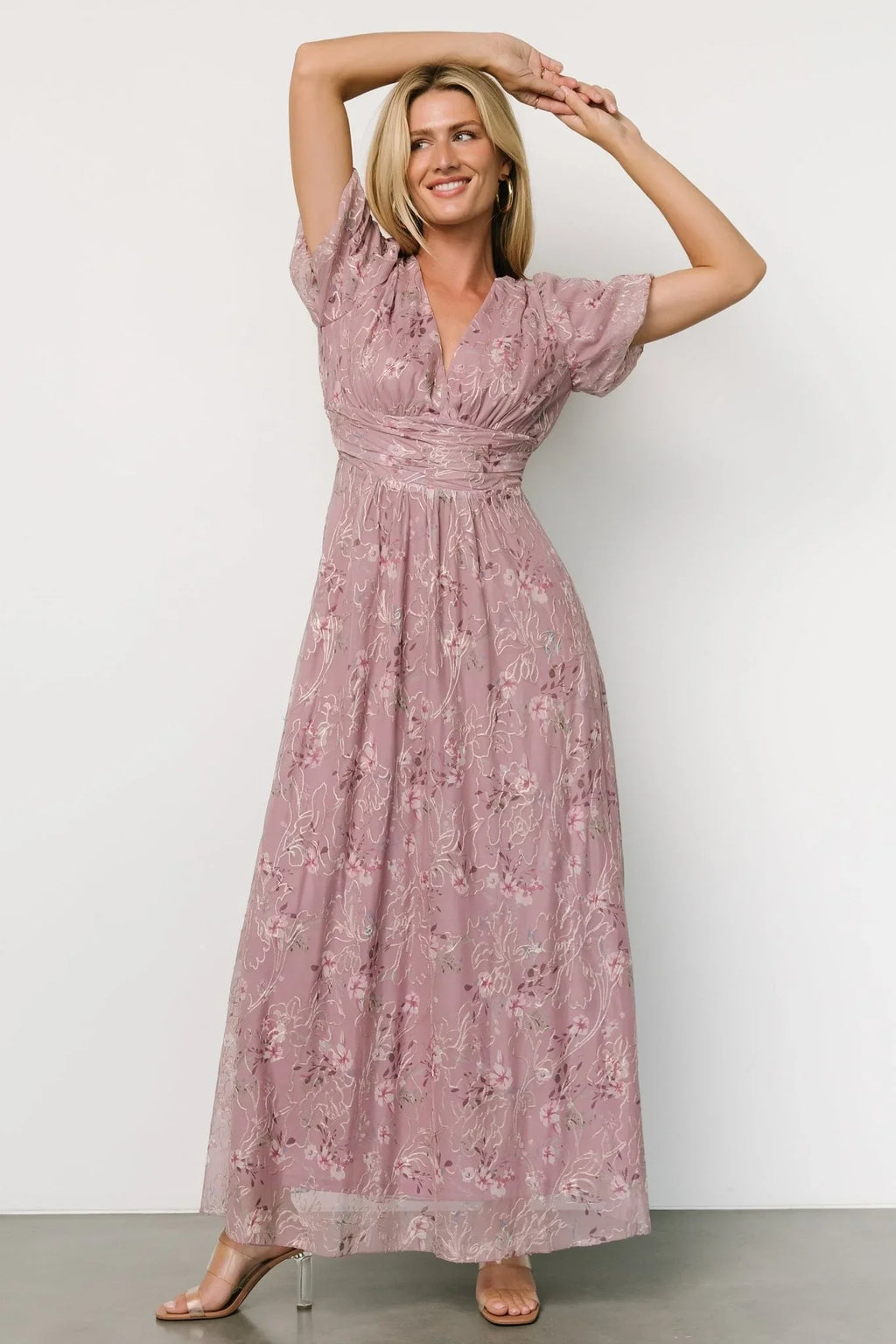 Ardley Maxi Dress | Vintage Plum Floral