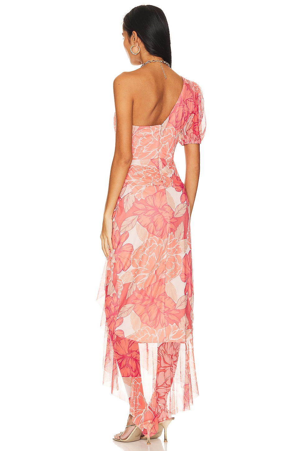 One Shoulder Midi Dress