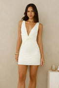 Silken Temptation Mini Dress