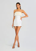 Torin Sequin Fur Dress