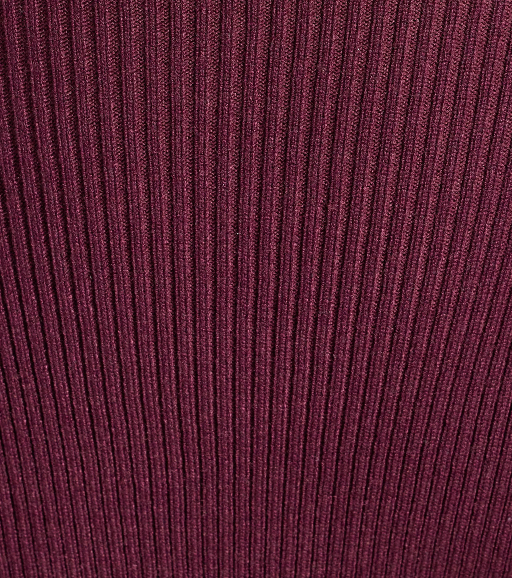 Chic Staple Ribbed Knit Skater Dress