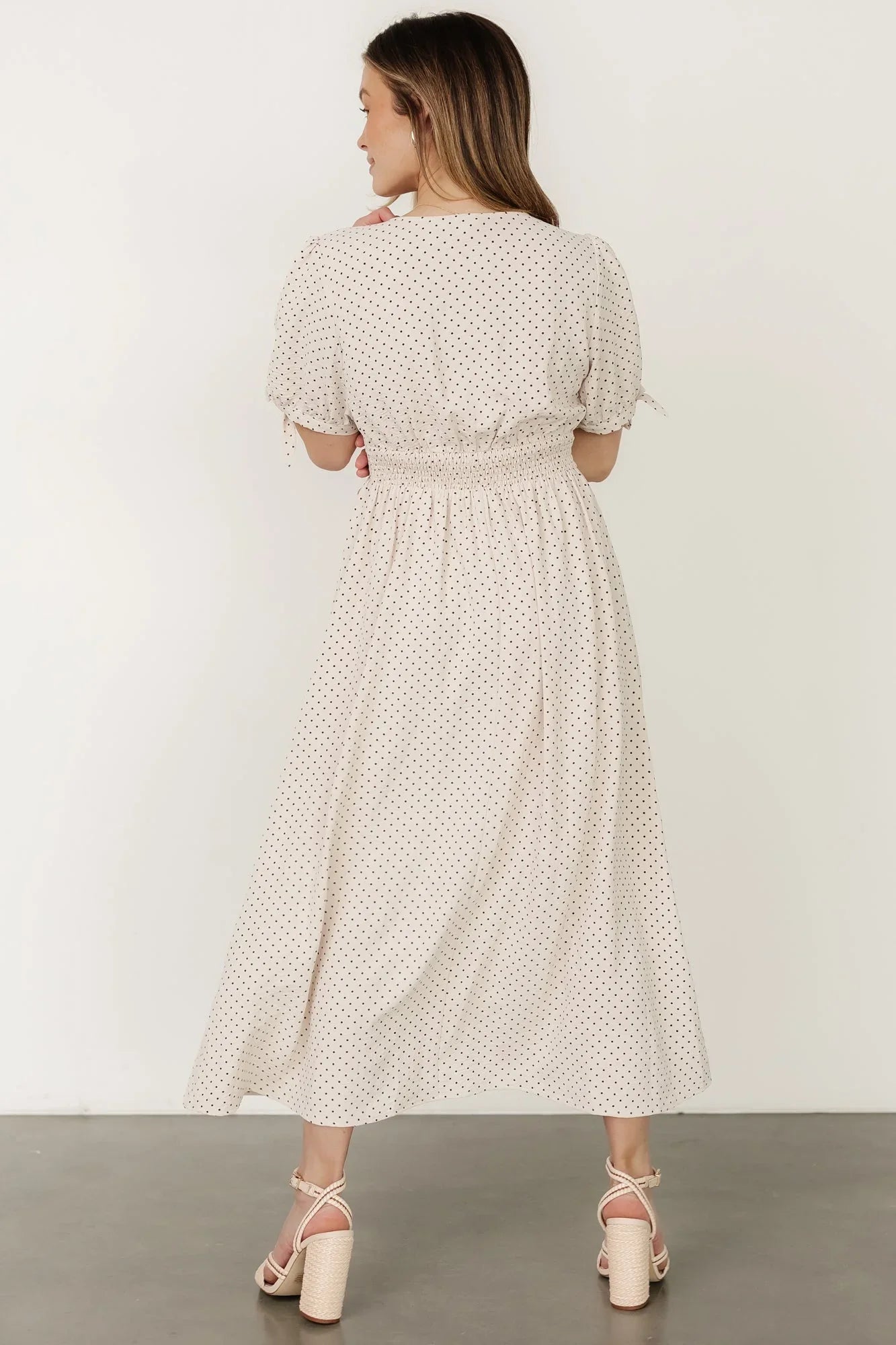 Millar Midi Dress | Natural + Black