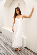 Peppamayo Angelic Maxi Dress White