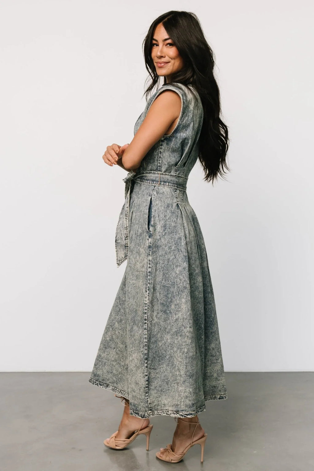 Britney Denim Dress | Vintage Blue