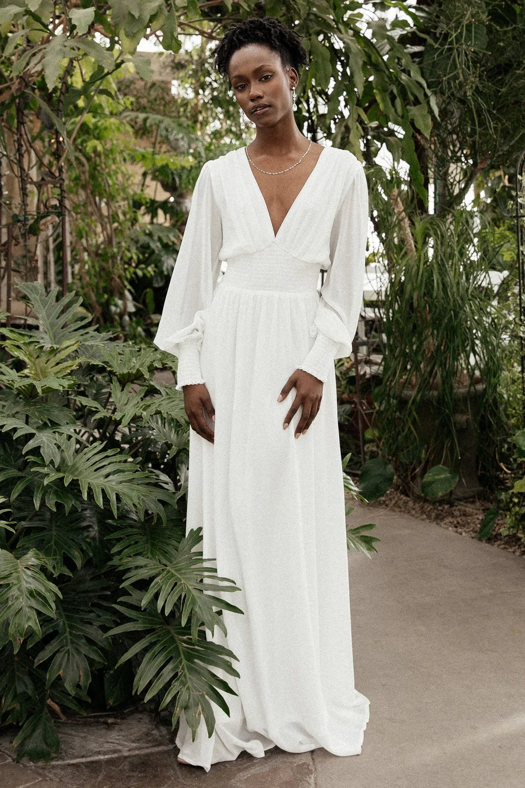 Olivia Maxi Dress | White