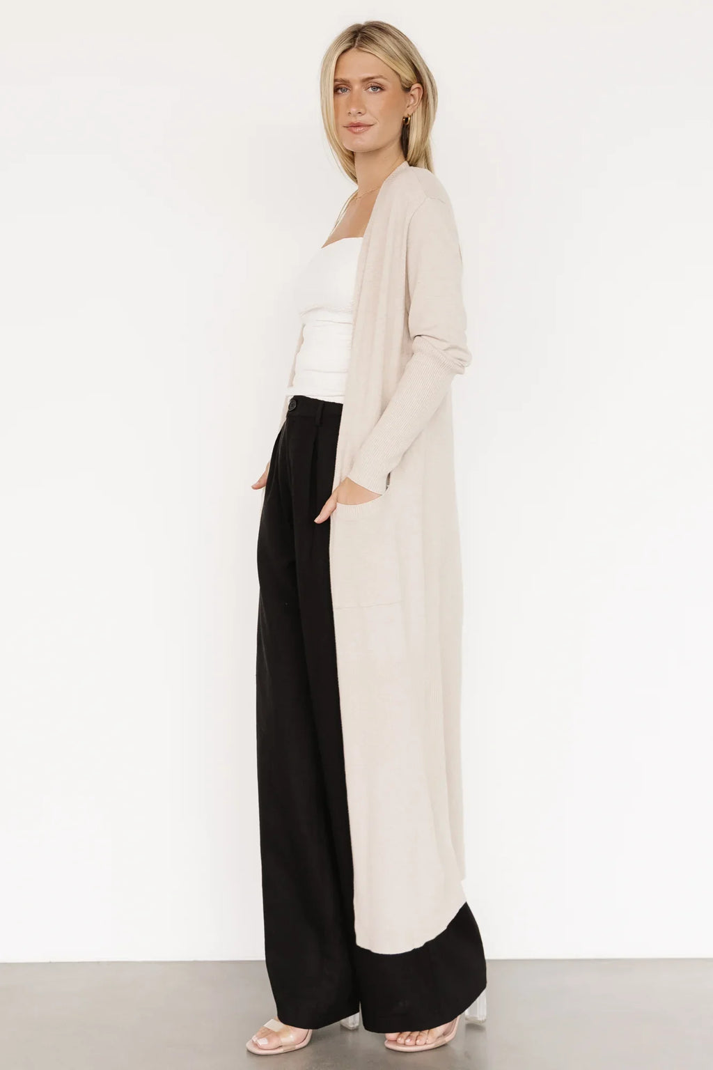 Adrienne Duster Cardigan | Natural