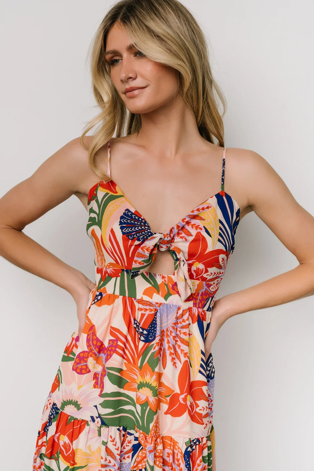 Jaide Midi Dress | Multi Print