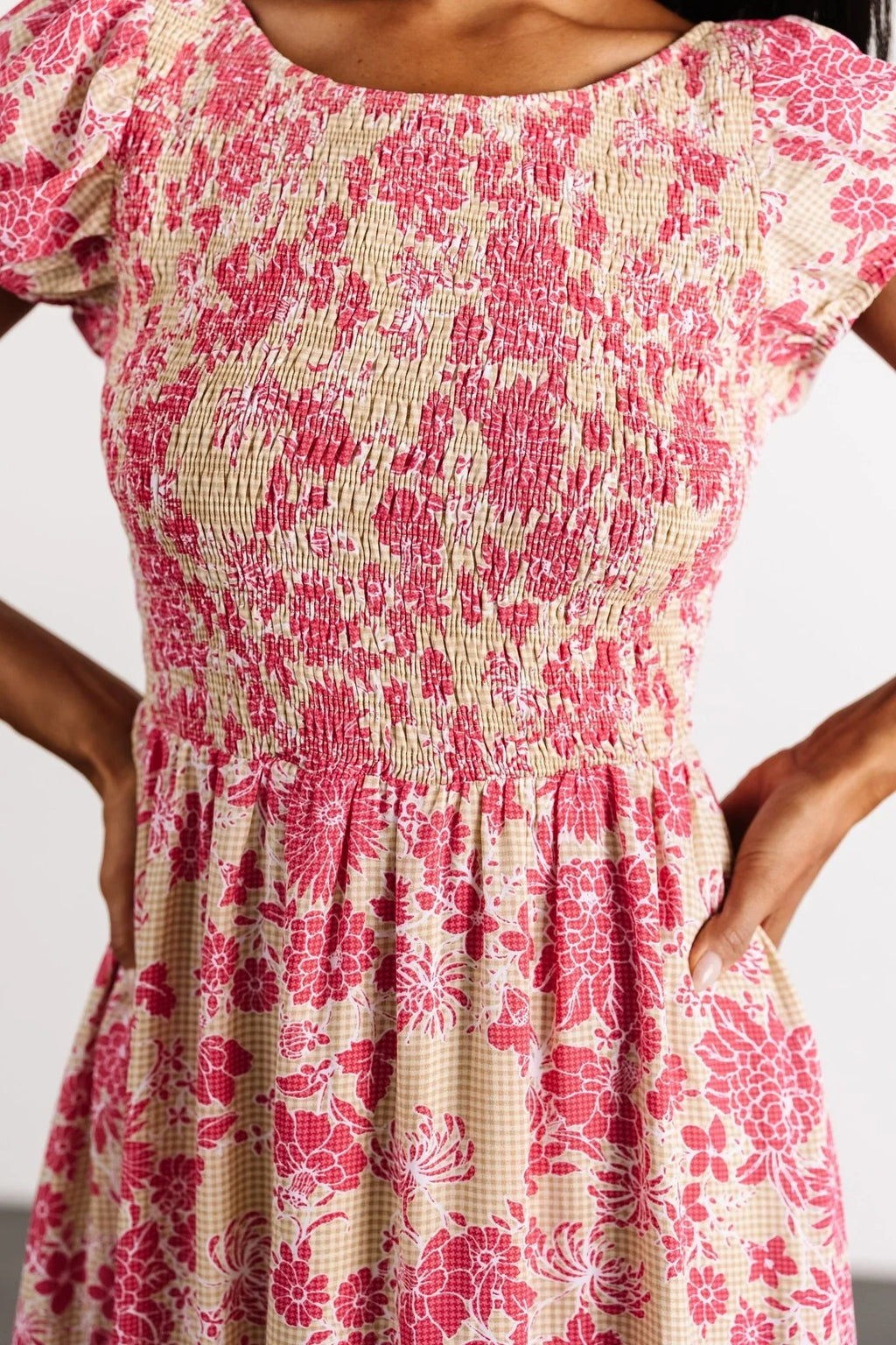 Tabitha Open Back Maxi Dress | Yellow + Coral