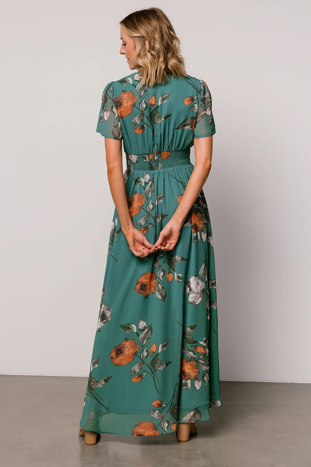 Birdie Maxi Dress | Eucalyptus Floral