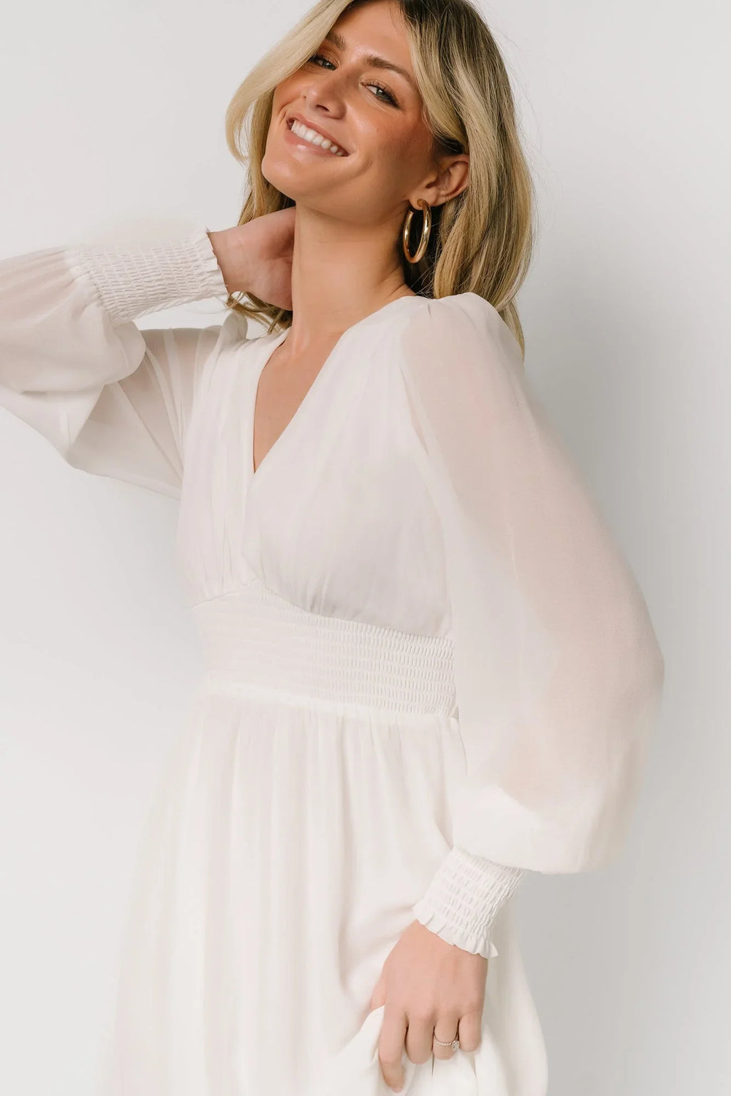 Olivia Maxi Dress | White