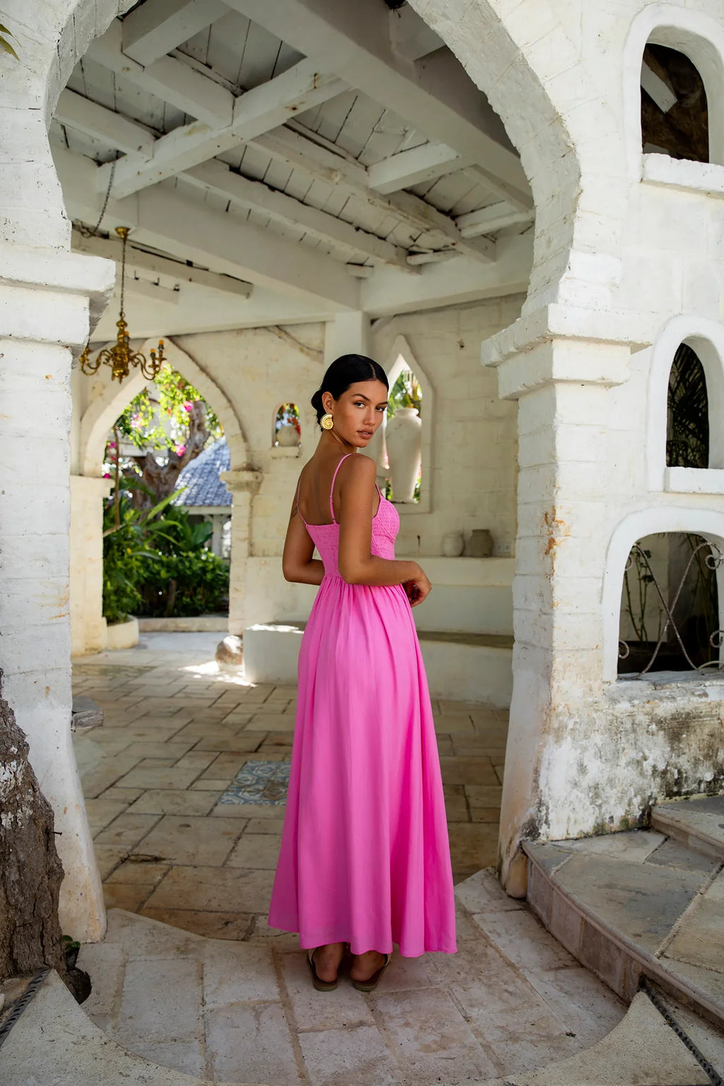 Peppamayo Blushing Lovers Maxi Dress Pink