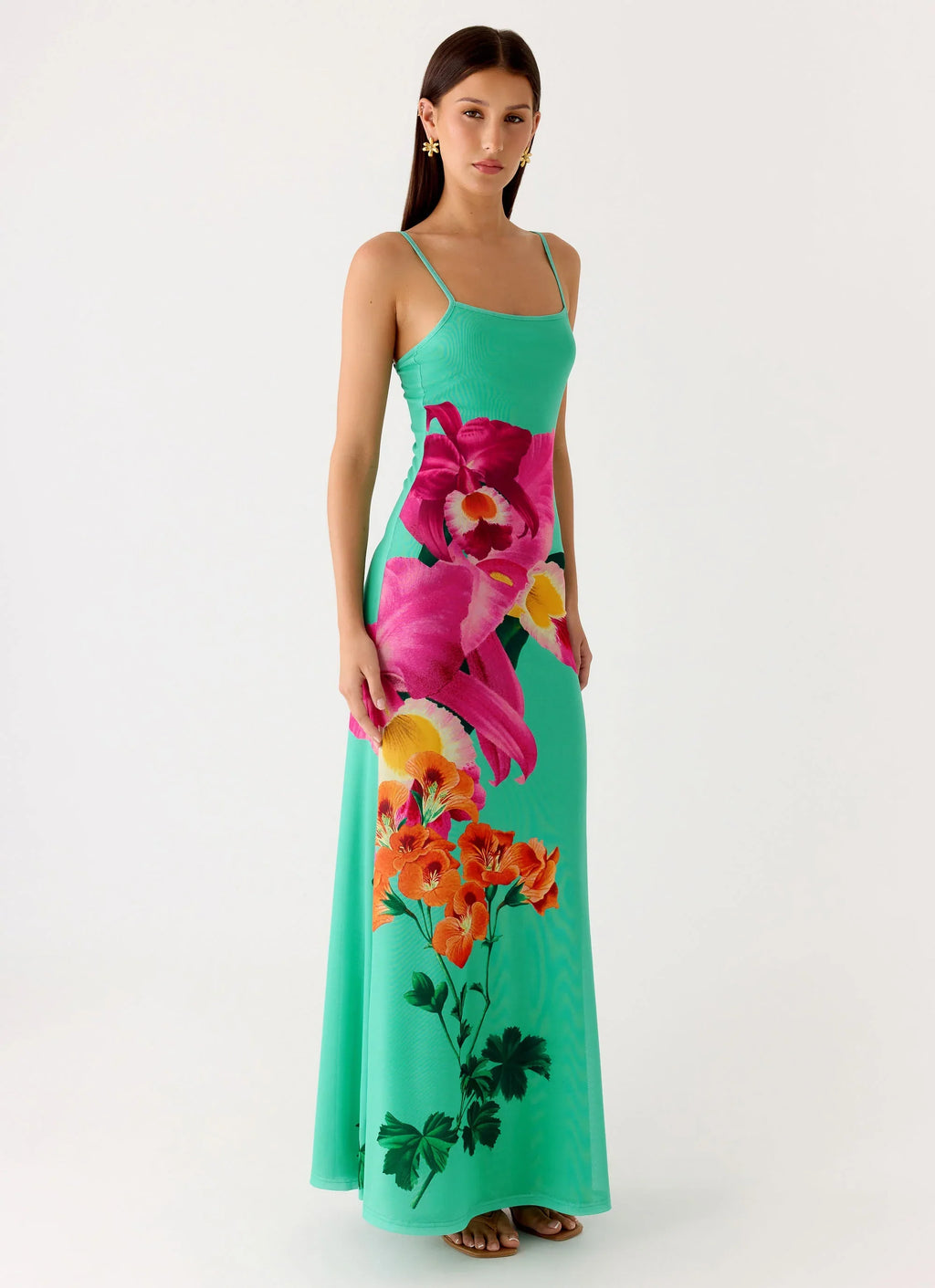 Everett Maxi Dress - Jungle Bloom