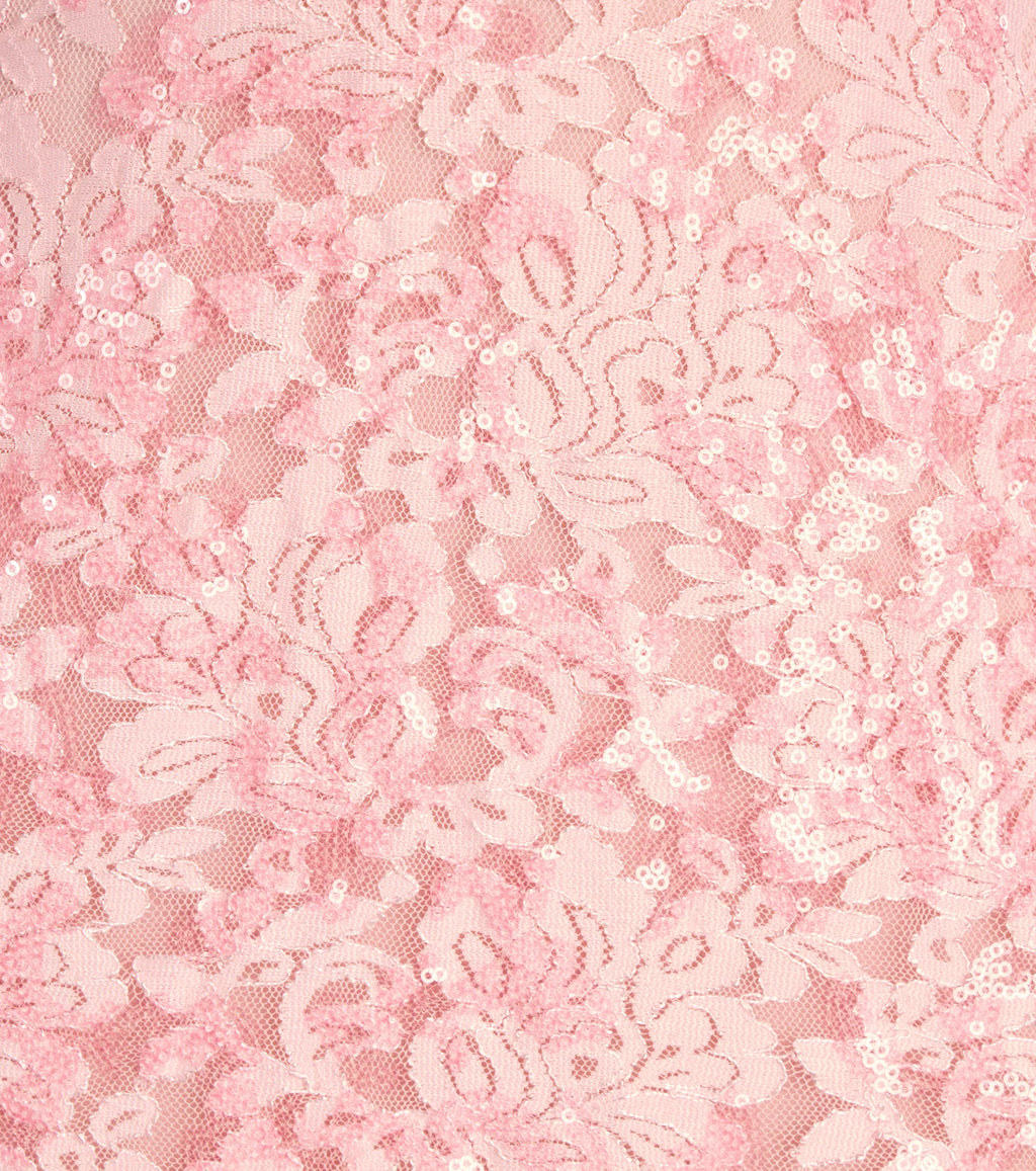Maryam Sequin Lace A-Line Mini Dress
