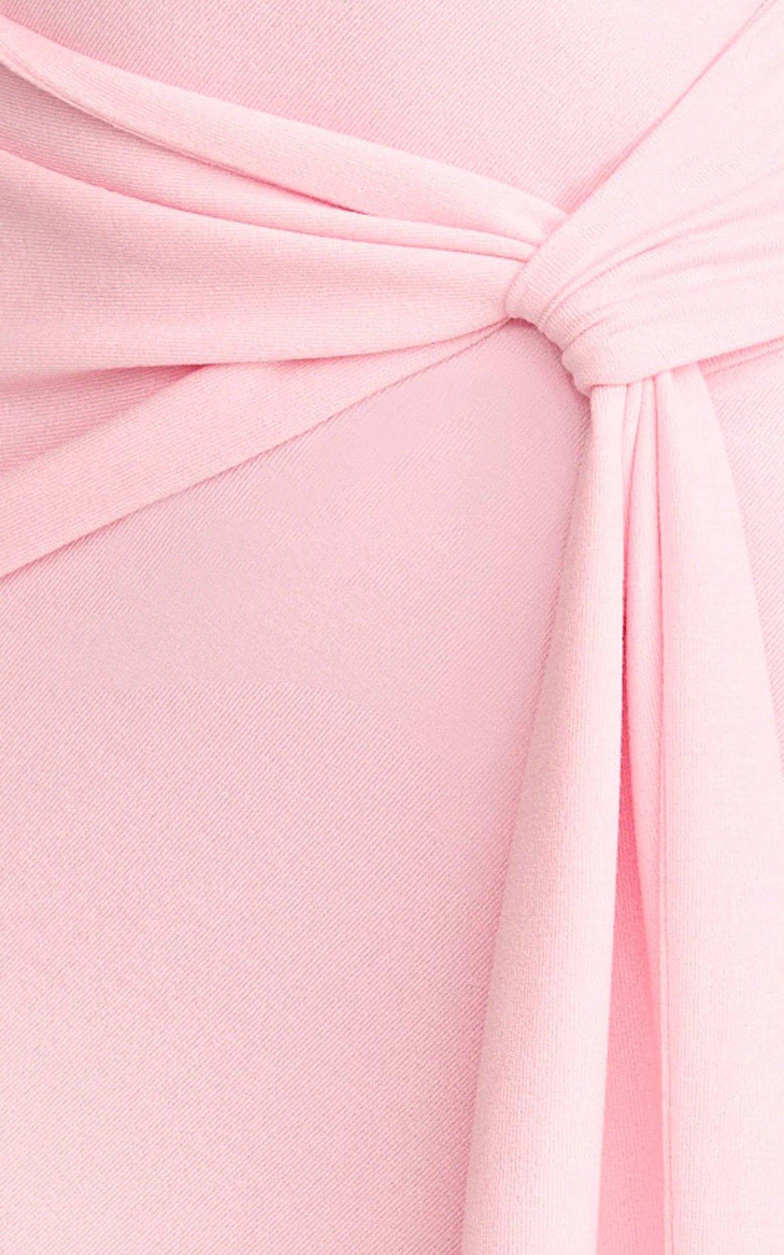 Aria Maxi Dress - Strapless Tie Waist Dress in Pink